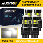 4PC AUXITO 3157 3156 3057 4157 48 LED Reverse Brake Turn Signal Light Bulb EOA AUXITO