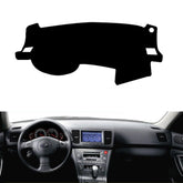 Dashboard Console Cover PU Leather Protector Sunshield Pad For Subaru Legacy