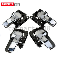 Chrome Interior Door Handle Front Rear LH RH For Nissan Qashqai 07-13 80671JD00E 6B93BC-57