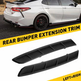 2X Bumper Rear LHRH Grille Lower Molding Trim For 2020-2022 Toyota Camry TRD 6B93BC-57