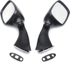 Carbon Side Rearview View Mirrors For Suzuki Hayabusa GSX1300R GSXR 1000 750 600