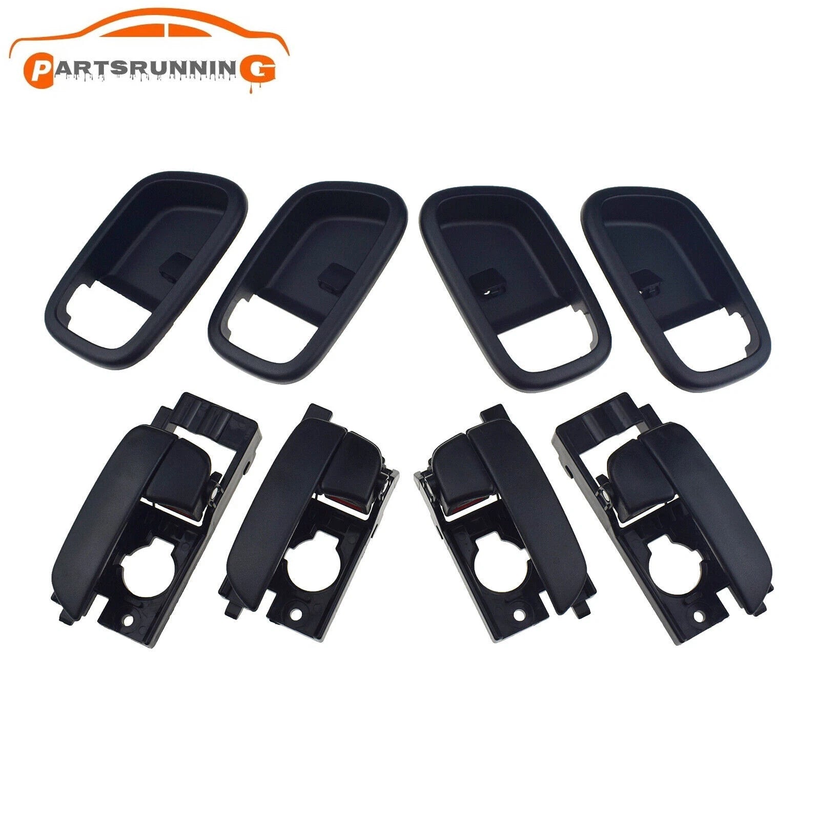8PCS Front Rear Left Right Inside Inner Door Handles For Hyundai Accent 2007-11 6B93BC-57