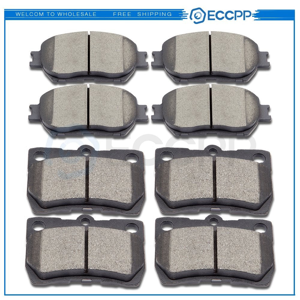Front And Rear Performance Ceramic Brake Pads For Lexus GS300 Lexus IS250 6B93BC-57