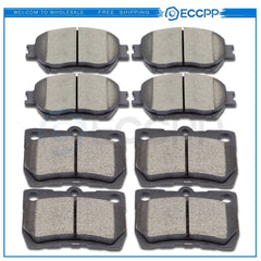 Front And Rear Performance Ceramic Brake Pads For Lexus GS300 Lexus IS250 6B93BC-57