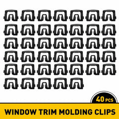 Fit Ford Windshield & Rear Window Trim Molding Clips- 1964-1993- 20 clips- #026 6B93BC-57