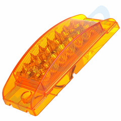 10X 6" Rectangular Side Marker Clearance Light Sealed 20Diodes Reflector Amber 6B93BC-57