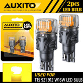 AUXITO LED Backup Reverse Light Bulb 921 912 T15 Super Bright Amber Error Free A AUXITO