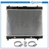 Radiator 2890 with Universal Oil Hose Clamps Kit for 2008-2014 Scion xD 6B93BC-57