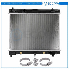 Radiator 2890 with Universal Oil Hose Clamps Kit for 2008-2014 Scion xD 6B93BC-57