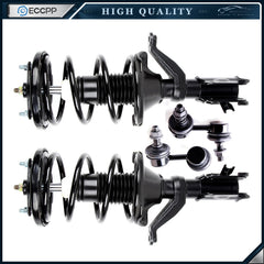 Front Strut & Coil Spring Sway Bar Link 4pc Kit For Acura EL Honda Civic 01-03 6B93BC-57