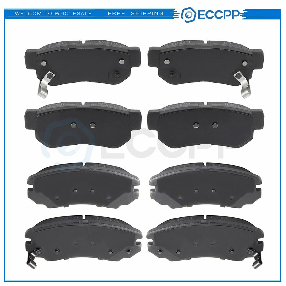 Front And Rear Ceramic Pads Kit For Kia Magentis Optima Sportage 6B93BC-57