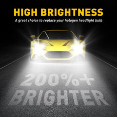 AUXITO 9005 H11 LED Headlight Bulb Kit High Low Beam 6500K White 24000LM EOA AUXITO