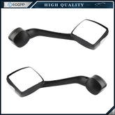 For 2000-17 Kenworth T680 2010-17 Peterbilt Chrome Hood Mirrors Pair RH+LH Side
