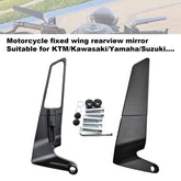For Kawasaki Z900 Z1000 Z800 Z650 Motorcycle Wind Wing Rear View Side Mirrors US