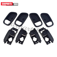 8Pcs Interior Door Handle & Bezel Front Rear LH RH For Hyundai Accent 2007-2011 6B93BC-57