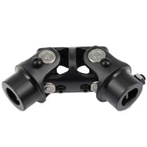 3/4" DD x 3/4"-36 Spline Double Steering U-Joint Black Universal Steering Shaft KOEEP