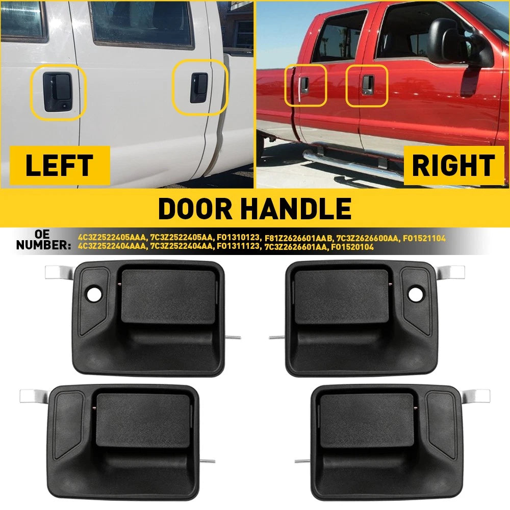 Outside Door Handle For Ford Super Duty F250 F350 Truck 1999-2016 Right Front EA 6B93BC-57