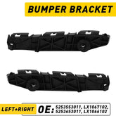 1 Front Pair Bumper Side Brace LH Bracket & RH For 2006-2015 Lexus IS250 / IS350 6B93BC-57