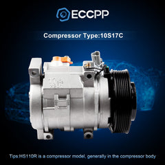 A/C AC Compressor w/ 7 Grooves For 02-06 Toyota Camry 2.4L l4 GAS DOHC 6B93BC-57