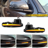 For Toyota Tacoma RAV4 Highlander Smoked Sequential LED Mirror Turn Signal Light 6B93BC-57