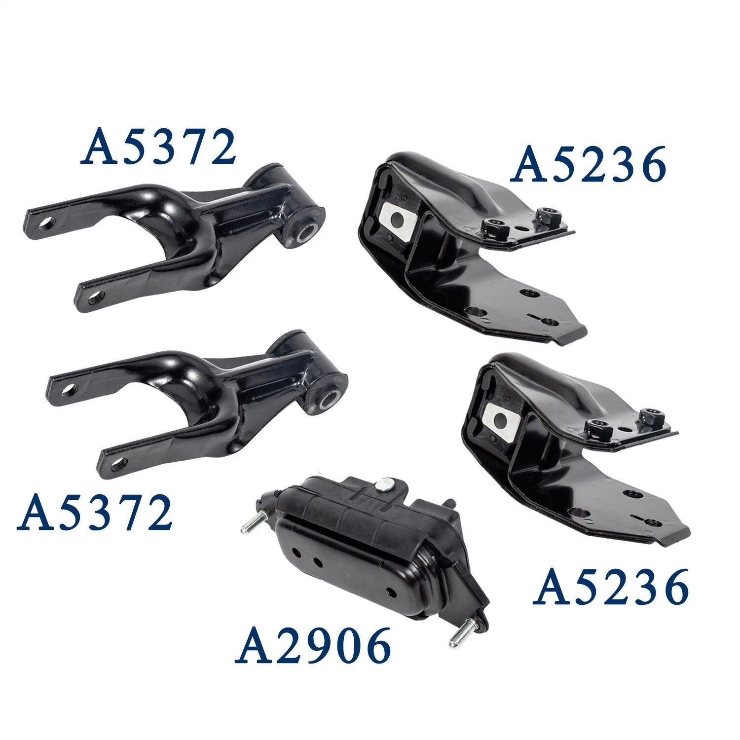 Engine Mount Set compatible with Chevrolet 2009-2011 Impala Monte Carlo V6 6B93BC-57