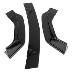 Front Bumper Lip Trim Spoiler Fits 2014-2017 Infiniti Q50 Base Painted Black KOEEP