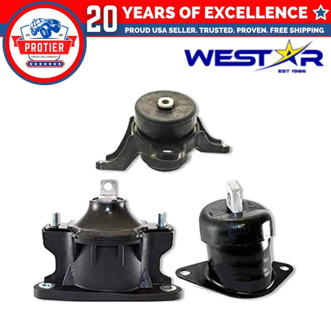 Fits 2008-2012 Honda Accord/2009-2013 Acura TSX 2.4L Motor&Trans Mount 3pcs 6B93BC-57