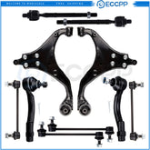 10x Front Control Arm Steering Tie Rod End Sway Bar For 2005-2009 Hyundai Tucson 6B93BC-57