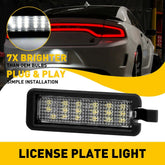 For 2015-21 Dodge Challenger License LED Plate Light Xenon White 6500K Canbus 6B93BC-57