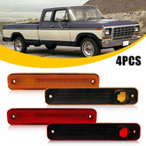 For 73-79 Ford F100/F150/F250/F350 Front Rear Bumper Side Marker Light Housings 6B93BC-57