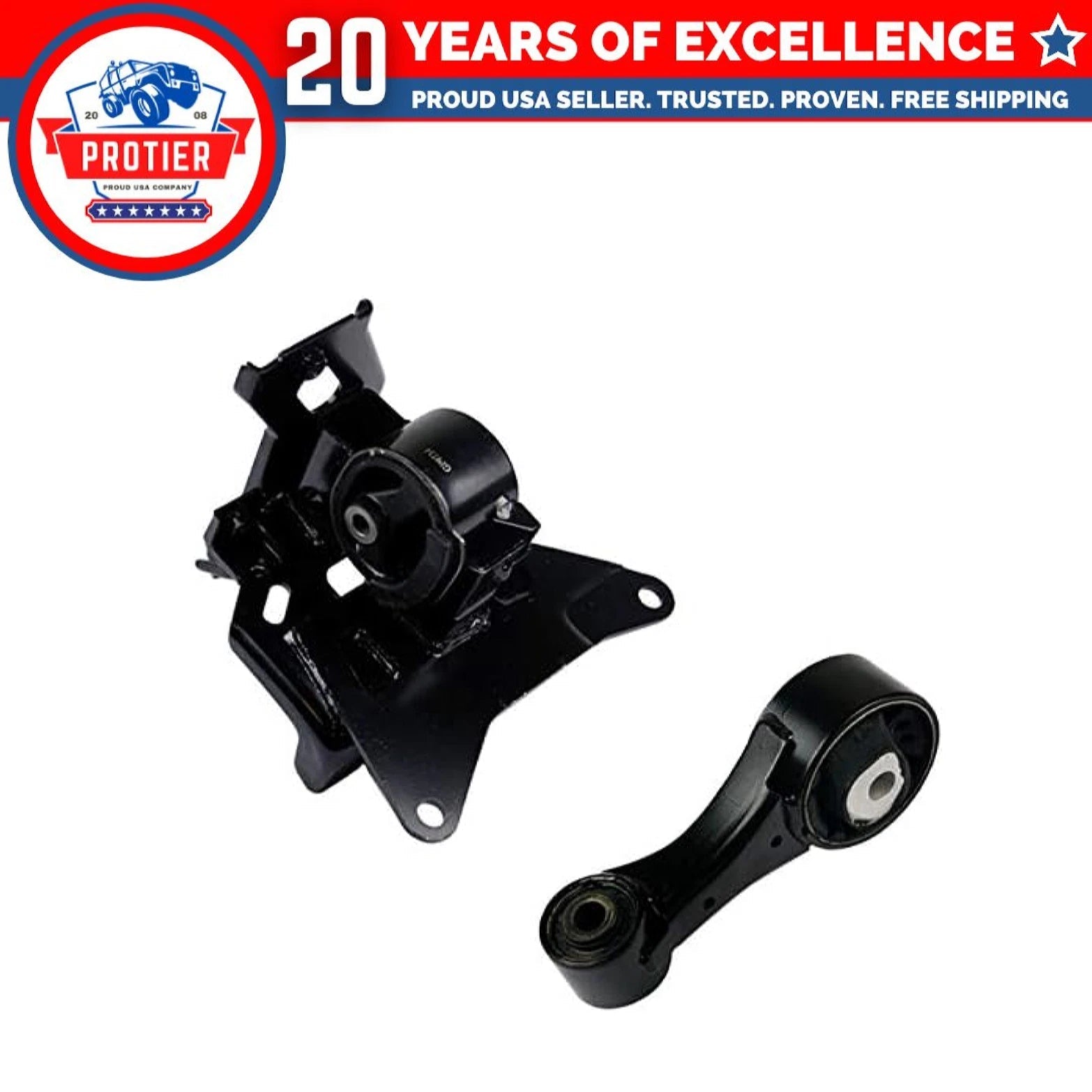 Fits 2008-2014 Scion xD MANUAL Torque Strut & Trans Mount 2pc : A62082, A62032 6B93BC-57