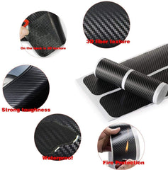 Interior Center Console Carbon Fiber Molding Sticker Decals For Honda Accord 8th