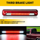 Red For 1988-1998 Chevy C/K1500 Silverado GMC LED 3rd Brake Light Cargo Lamp EA 6B93BC-57