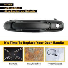 For 98-03 Toyota Sienna Door Handle Front Side Left Exterior Black Outside 6B93BC-57