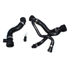 3 PCS Upper & Lower Radiator Hose Kit w Temperature Sensor SET For BMW 5-Series 6B93BC-57