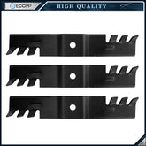 3 Mulcher Blades for Cub Cadet 02005017-X GT2148 Recon 48" Deck Toothed Mulching 6B93BC-57
