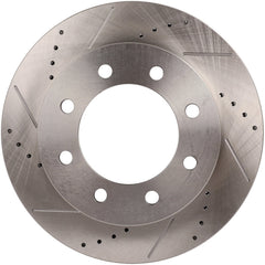 Front Drilled Slotted Brake Rotors For Dodge Ram 1500 2003 - 2008 Dodge Ram 3500 KOEEP