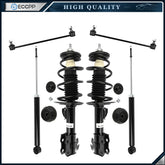 Front Rear Complete Shocks Struts & Sway Bar Kit 6pcs For Toyota Yaris 2007-2012 6B93BC-57