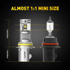 2x AUXITO 9004 HB1 LED Headlight Bulbs Kit 6000K High Low Beam White Q16 EOA AUXITO