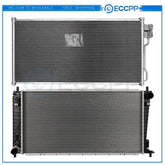 Aluminum Radiator & AC Condenser Cooling Kit For Ford Expedition 6B93BC-57
