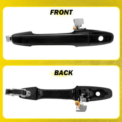 Handle Front Left Door Fits 2006-2011 Honda Civic 72180SNAA11ZF Black Exterior A 6B93BC-57
