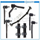 For 1991-1995 GMC Sonoma RWD 8pcs Front Center Link Idler Arm Tie Rods Kit 6B93BC-57