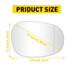 Right Passenger Side Mirror Glass Heated for BMW E82 E90 325i 328i 2009-2013 6B93BC-57