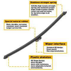 FOR FORD ESCAPE EXPLORER 2013-2017 Rear Wiper Arm &Blade BB5Z17526C BB5Z 17526-C 6B93BC-57