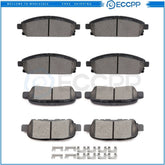 Front and Rear Brake Ceramic Pads For Nissan Quest 2004 2005 -2009 Performance 6B93BC-57