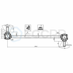 Fits 2003 2004 2005 Acura MDX & Honda Pilot Front & Rear Sway Bar Links Kit x4 6B93BC-57
