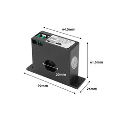 AC Current Transducer Transmitter Current Mutual Inductor AC 0-50A To DC