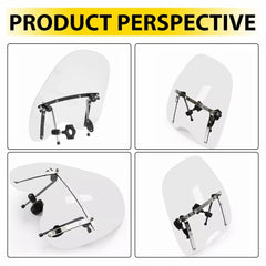 7/8" Windshield Windscreen For Kawasaki Vulcan VN500 750 800 900 1500 1600 2000 6B93BC-57