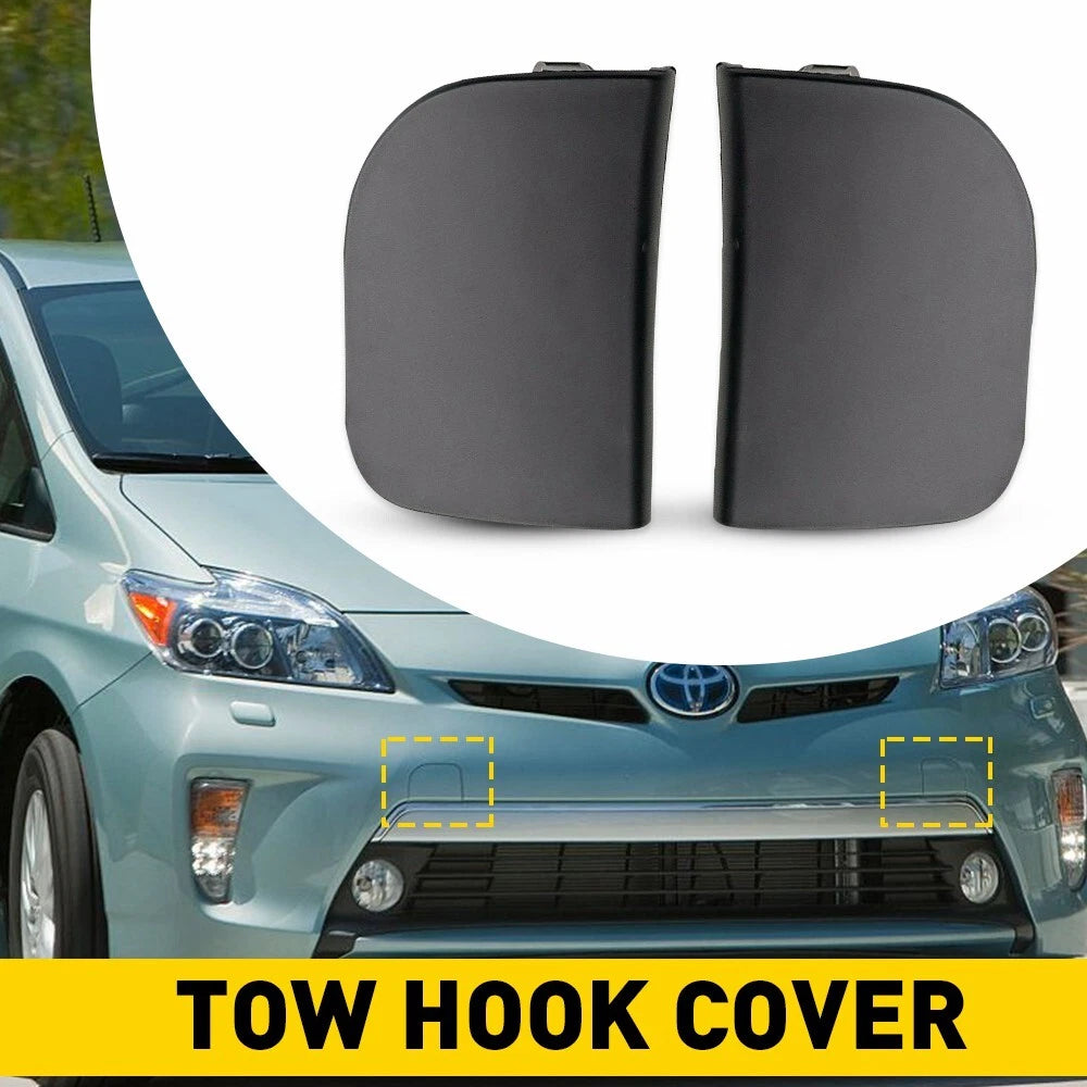 Front RH&LH Side Bumper-Tow Hook Eye Cap Cover Fit Toyota Prius V 2012-2015 6B93BC-57