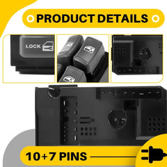 Master Power Window Switch for Chevrolet Blazer GMC Sonoma 1995-2005 Driver EOA 6B93BC-57